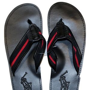 Polo Ralph Lauren Shoes Polo Ralph Lauren Mens Leather Flip